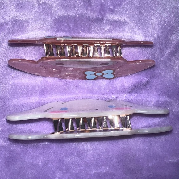 sanrio cinnamoroll & my melody claw clips - Picture 4 of 4